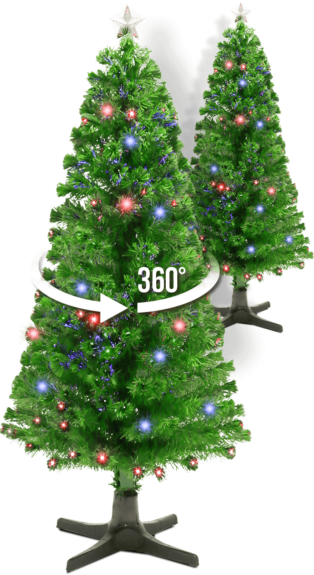 180 cm Farbwechselnde LED Lichtfaser Weihnachtsbaum Zarenhoff Metallständer 